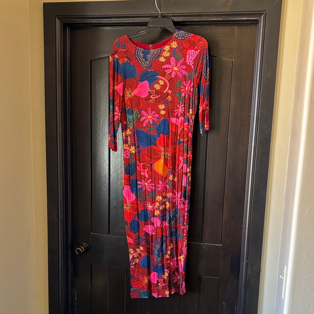 Farm Rio Colorful Floral Women's Dress